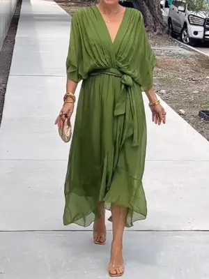 MARJORIE - SOPHISTICATED CHIFFON DRESS