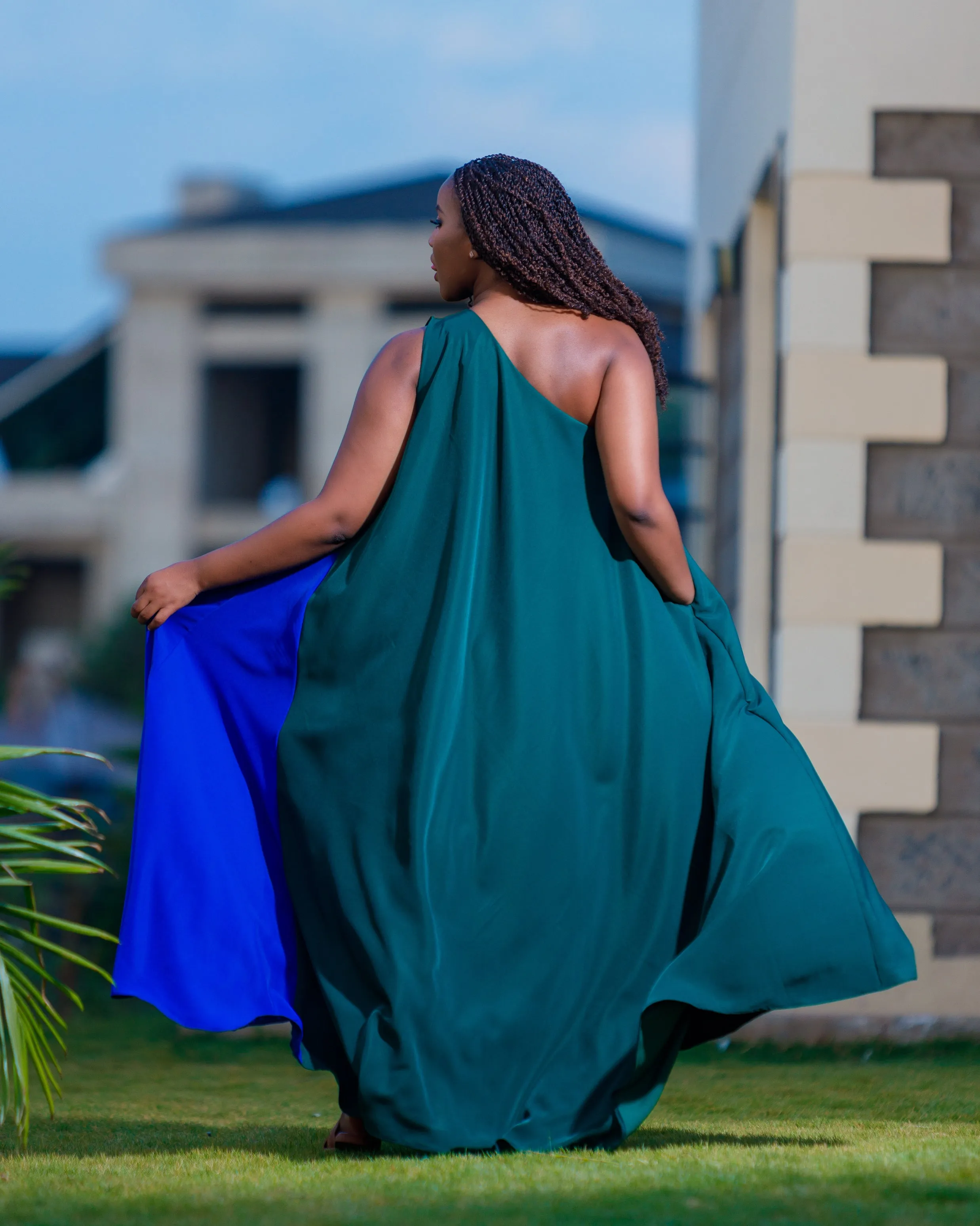 Memusii Maxi Dress- Green