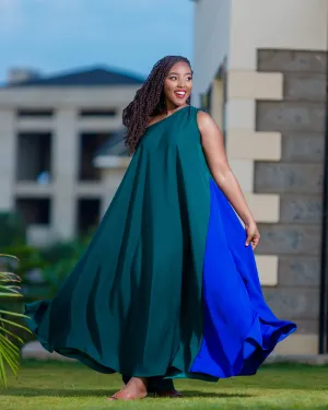 Memusii Maxi Dress- Green