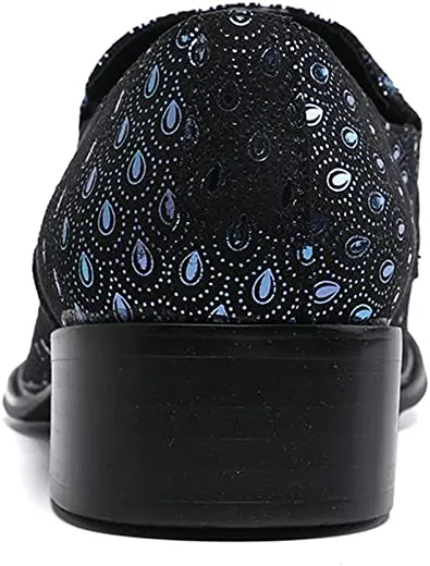 Men's Feather Shiny Western Loafers