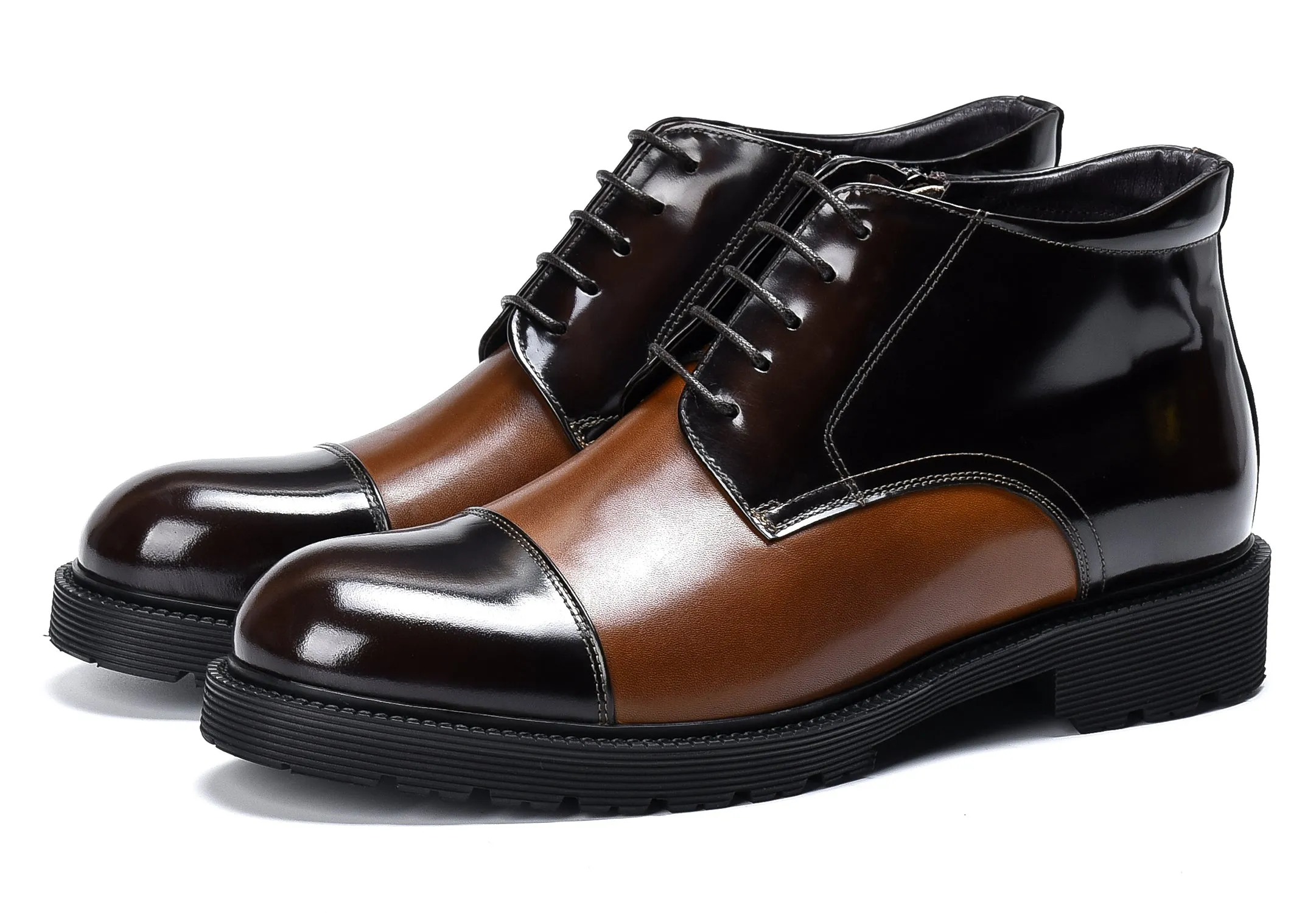 Men's Leather Fashion Casual Dress Boots