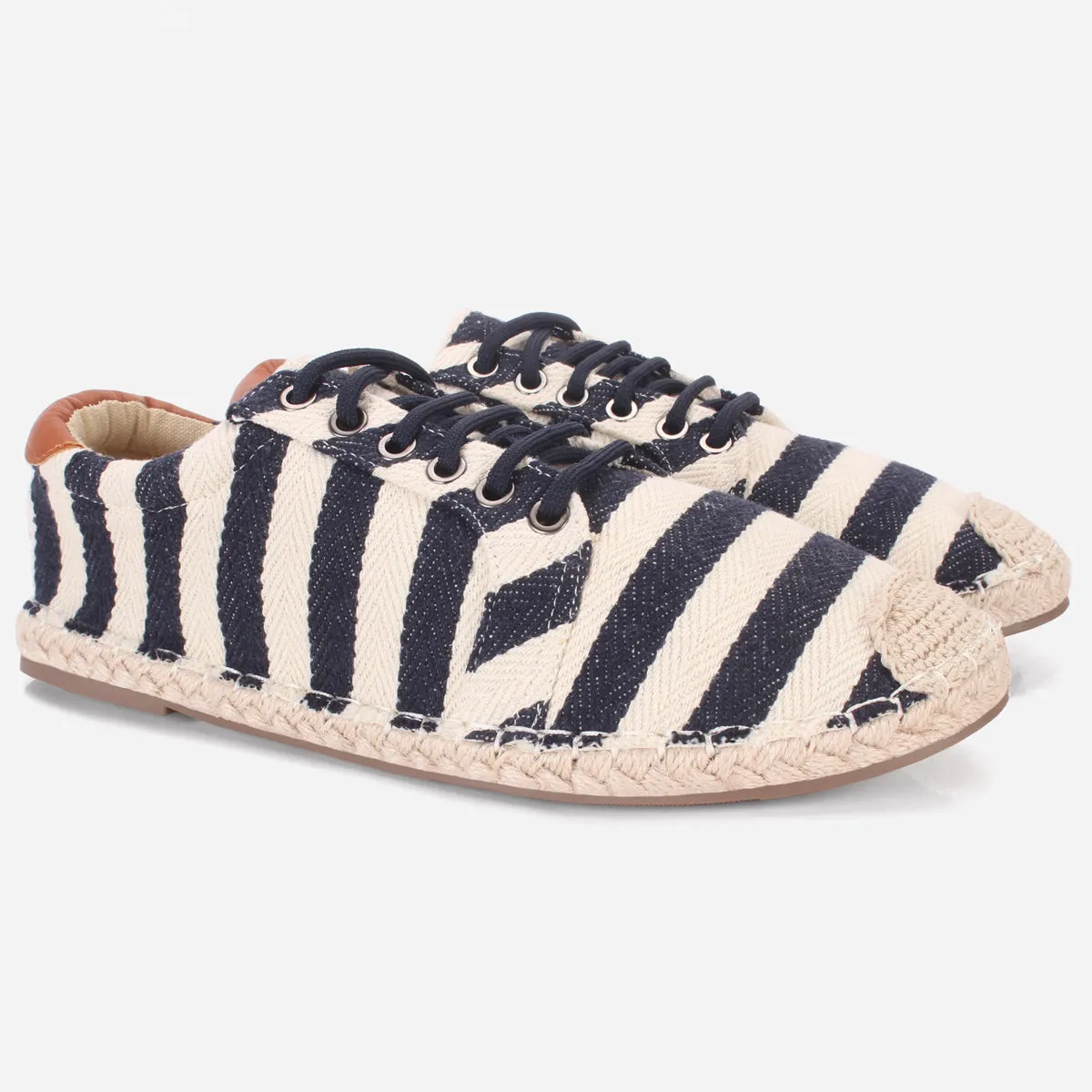Mens "GUAXI" Canvas Flat Espadrille Shoes