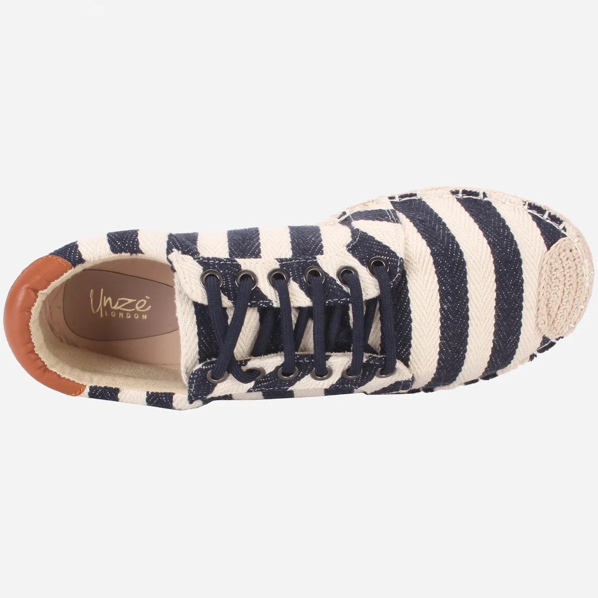Mens "GUAXI" Canvas Flat Espadrille Shoes