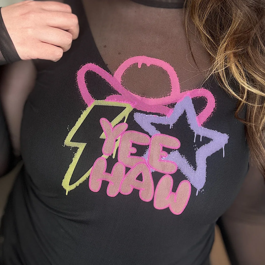 Neon Moon Mesh