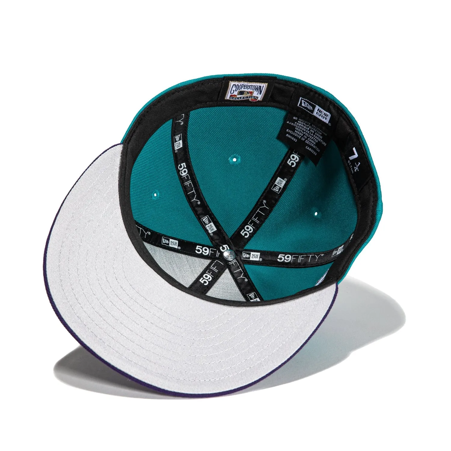 New Era 59Fifty Arizona Diamondbacks Inaugural Patch Logo Hat -  Teal, Purple