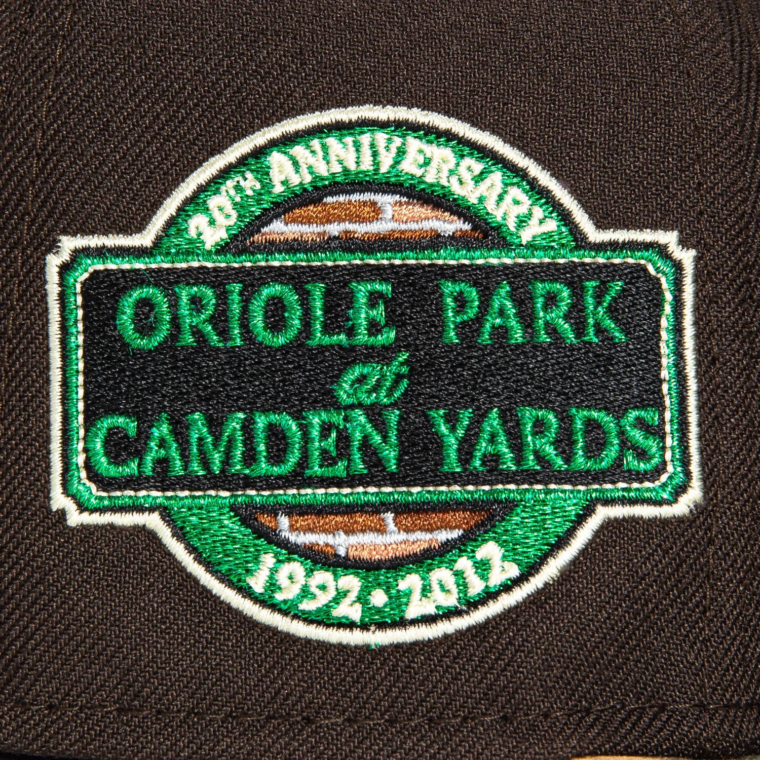 New Era 59Fifty Blur Tree Baltimore Orioles 20th Anniversary Stadium Patch Hat - Brown, Camo