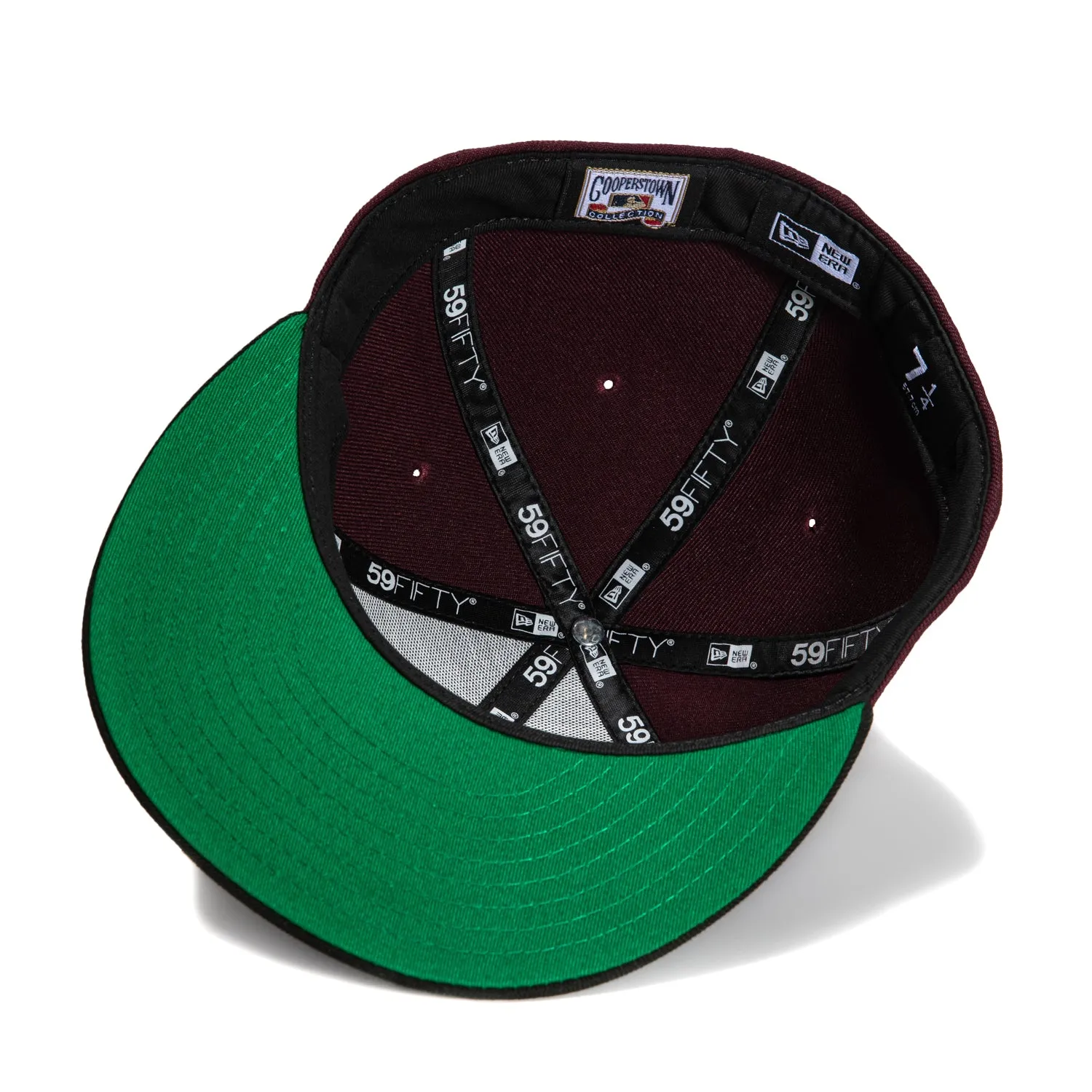 New Era 59Fifty Colorado Rockies 30th Anniversary Word Patch Hat - Maroon, Black, Green