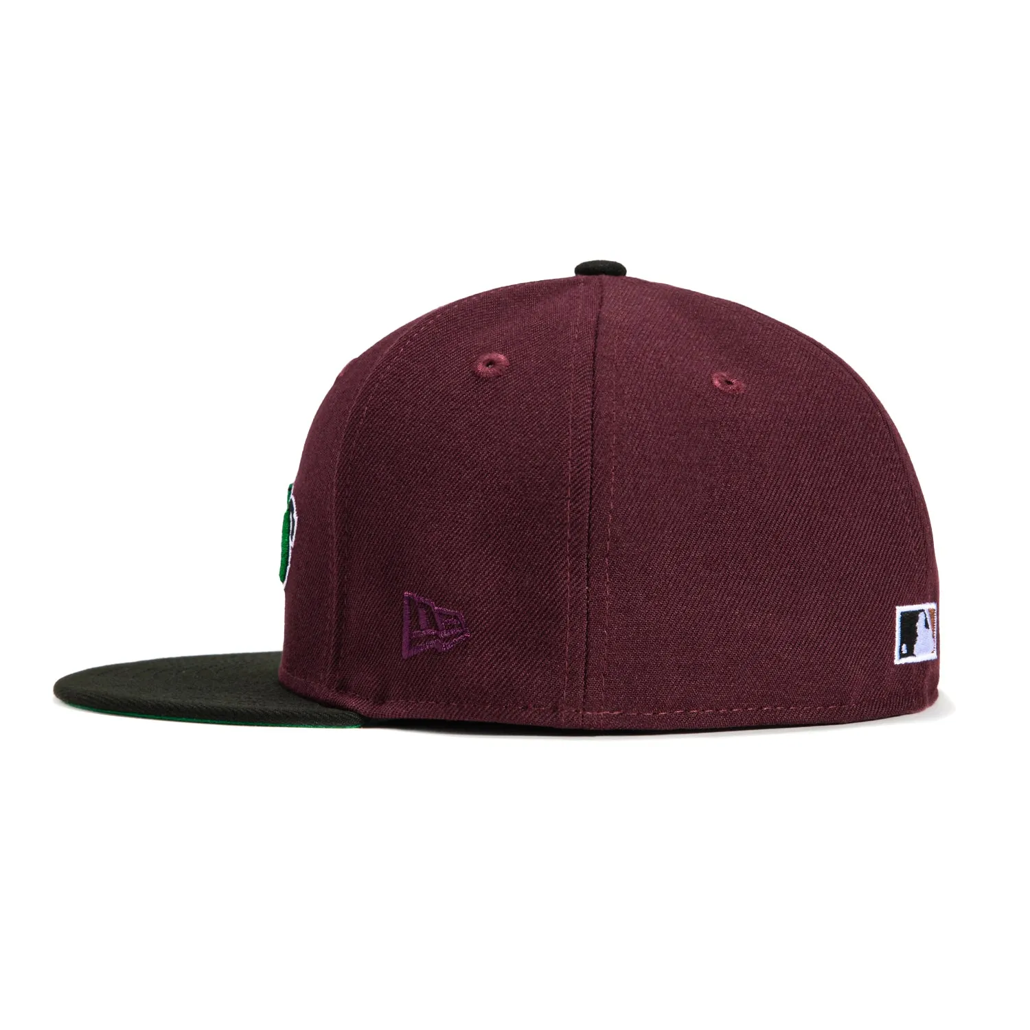 New Era 59Fifty Colorado Rockies 30th Anniversary Word Patch Hat - Maroon, Black, Green
