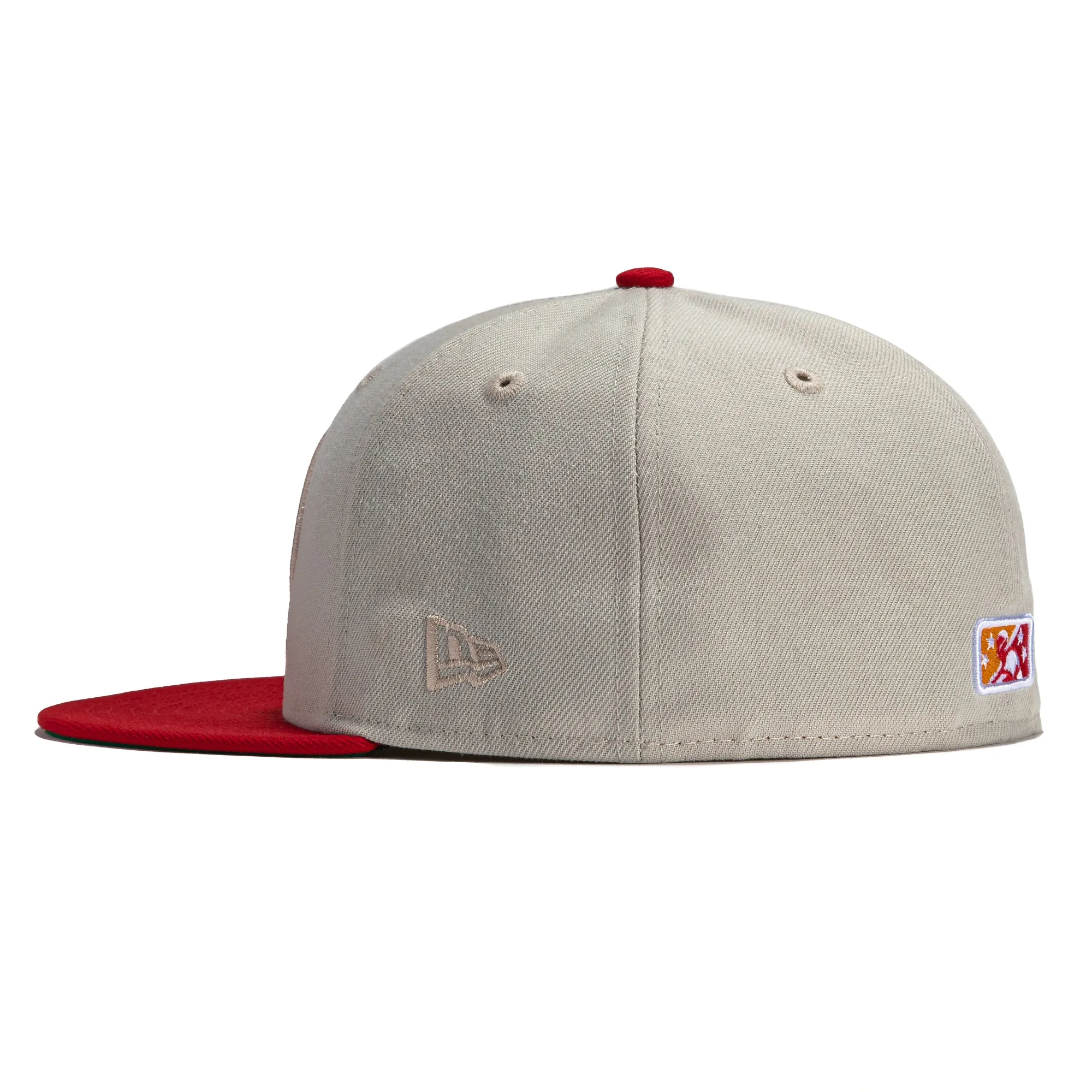 New Era 59Fifty Fresno Sun Sox Hat - Stone, Red