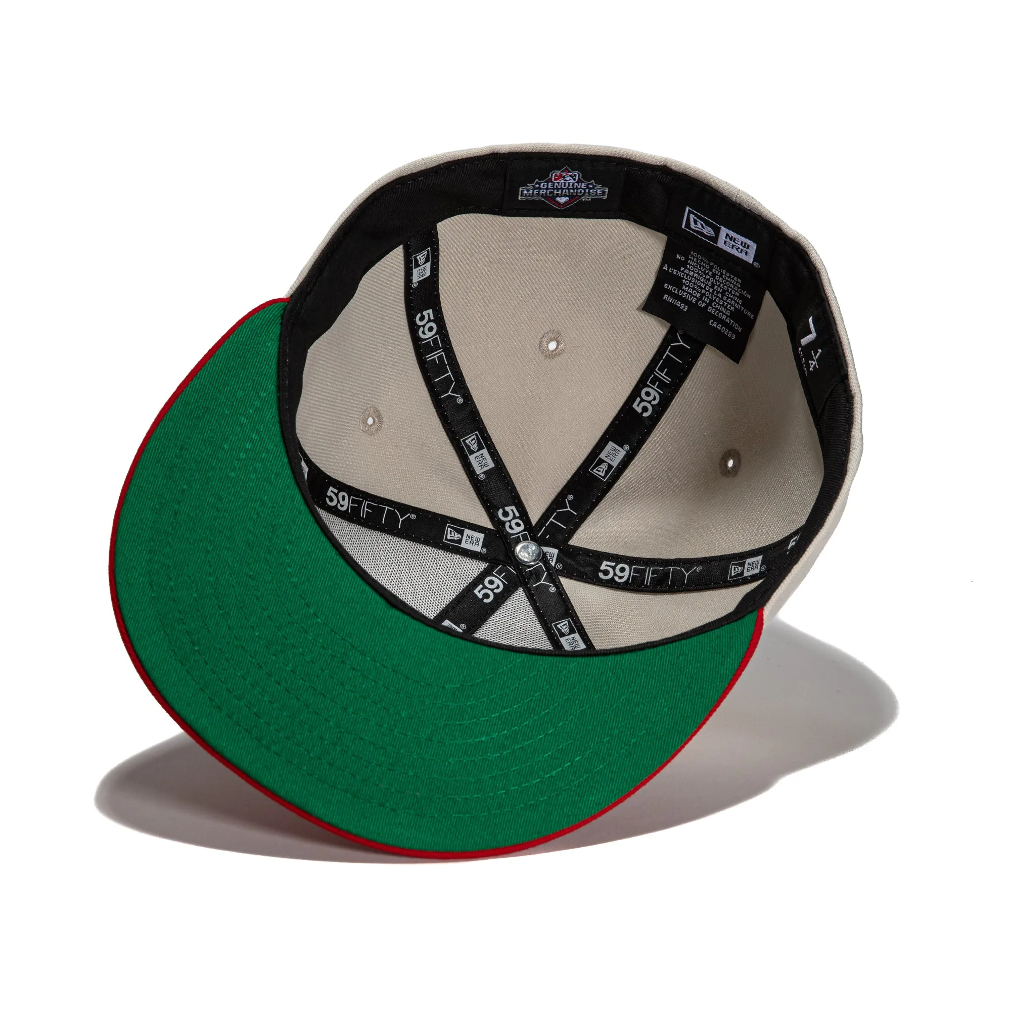 New Era 59Fifty Fresno Sun Sox Hat - Stone, Red