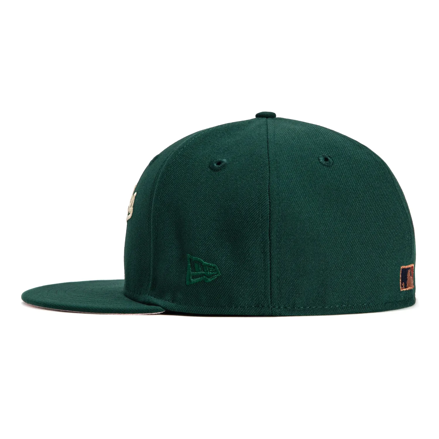 New Era 59Fifty Los Angeles Dodgers 40th Anniversary Patch Script Hat - Green, Ivory