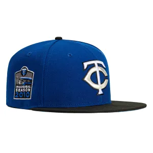 New Era 59Fifty Minnesota Twins 2010 Inaugural Season Patch Hat - Royal, Black