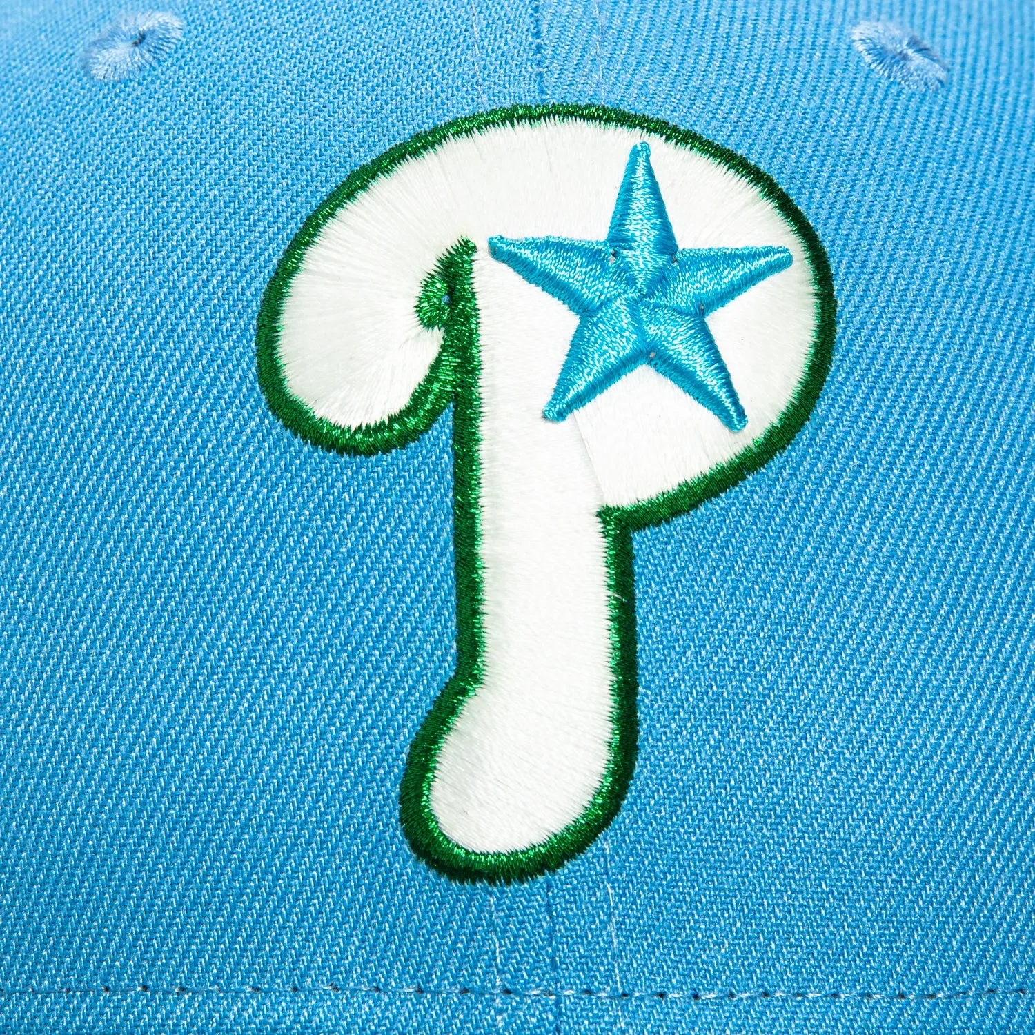 New Era 59Fifty Philadelphia Phillies 1996 All Star Game Patch Alternate Hat - Light Blue, Green