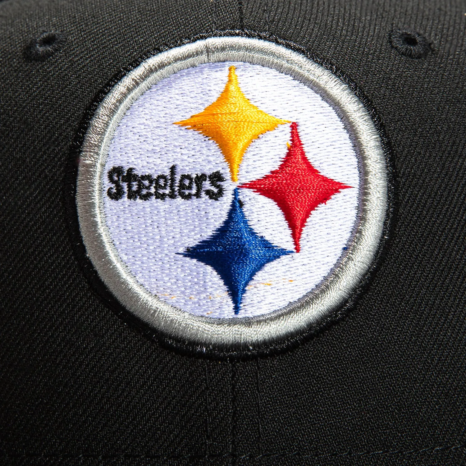 New Era 59Fifty Pittsburgh Steelers XL Super Bowl Patch Pink UV Hat -  Black