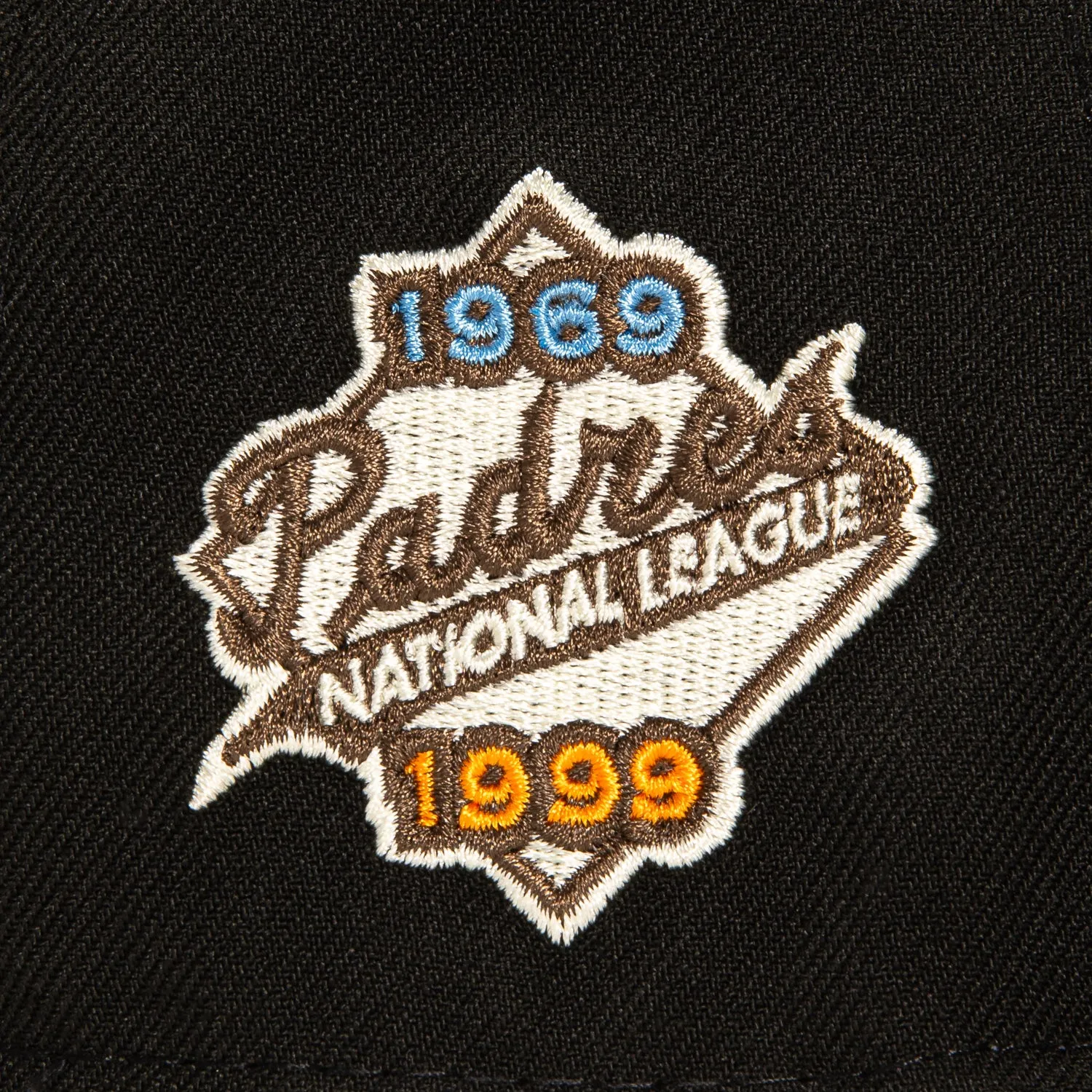 New Era 59Fifty San Diego Padres 30th Anniversary Patch Hat - Black, Brown, Light Blue, Orange