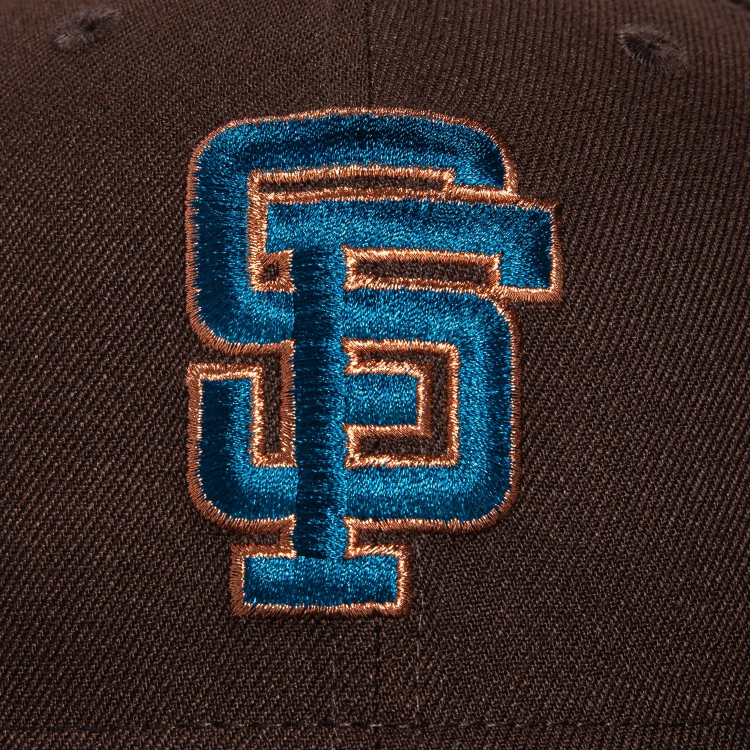 New Era 59Fifty San Francisco Giants Battle of the Bay Patch Hat - Brown, Graphite