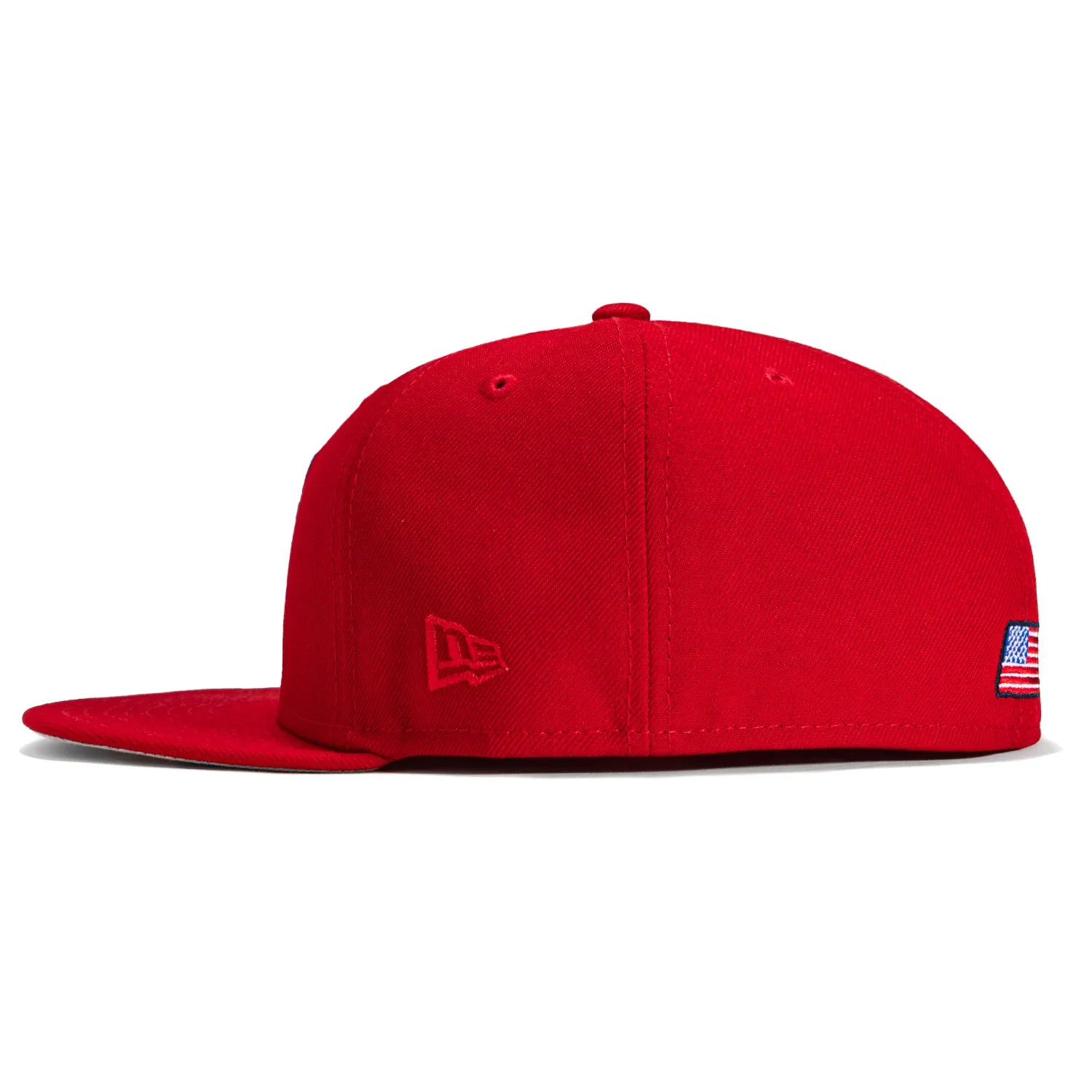 New Era 59Fifty The Stade Chicago White Sox American League Golden Anniversary Patch Logo Hat - Red
