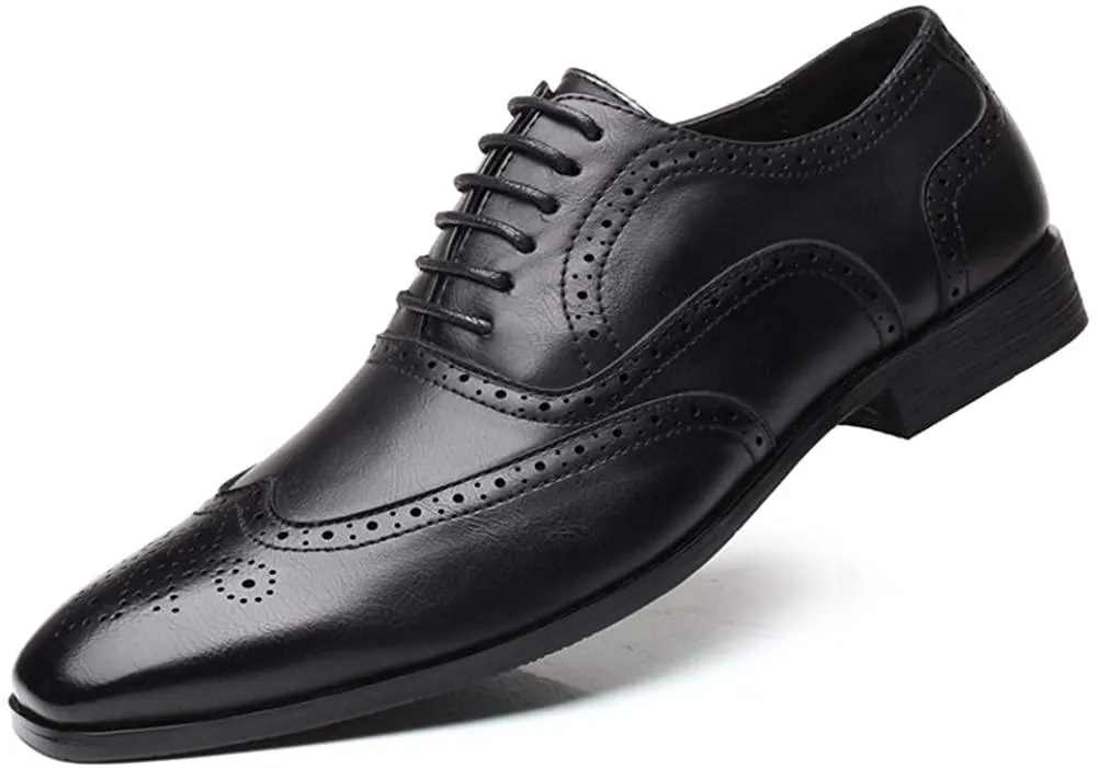 NXY Black Brown Dress Loafers for Men丨Premium &amp; Breathable Fabric Leather Fashion Business Penny Loafers - Elegant Casual Mens Loafers