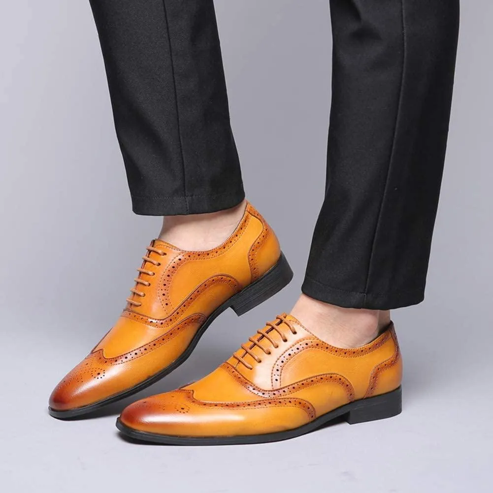 NXY Black Brown Dress Loafers for Men丨Premium &amp; Breathable Fabric Leather Fashion Business Penny Loafers - Elegant Casual Mens Loafers