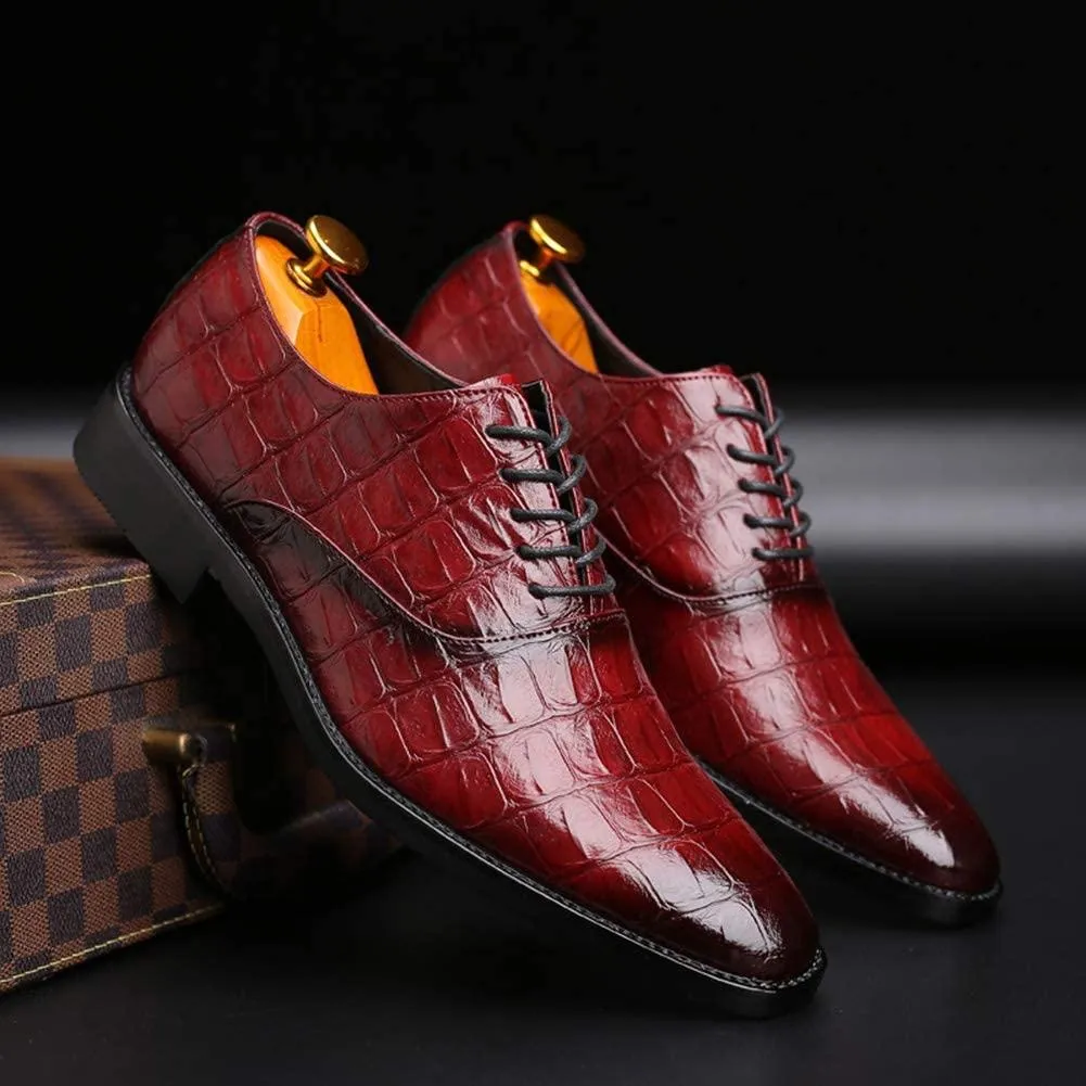 NXY Black Lace-Up Loafers for Men, Soft Fabric Leather Italian Fashion Mens Loafers, Classic Pointed Toe Dress Shoes &amp; Driving Loafers for Men