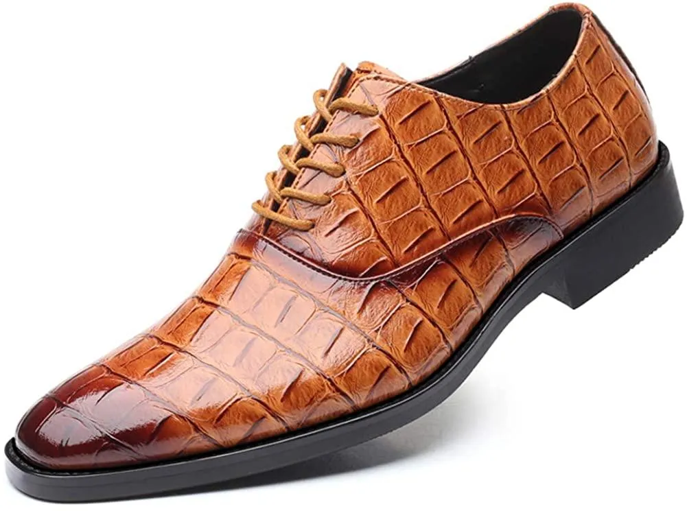 NXY Black Lace-Up Loafers for Men, Soft Fabric Leather Italian Fashion Mens Loafers, Classic Pointed Toe Dress Shoes &amp; Driving Loafers for Men