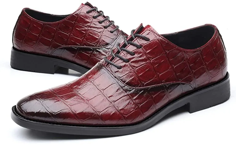 NXY Black Lace-Up Loafers for Men, Soft Fabric Leather Italian Fashion Mens Loafers, Classic Pointed Toe Dress Shoes &amp; Driving Loafers for Men
