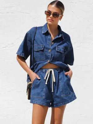 Olivia Denim 2-Piece Set