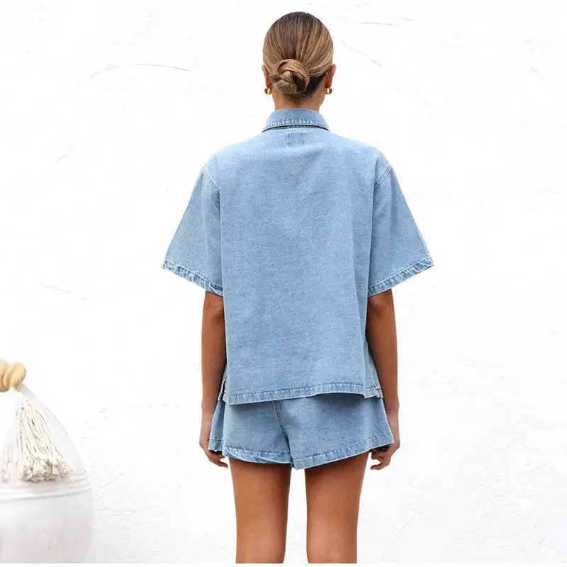 Olivia Denim 2-Piece Set