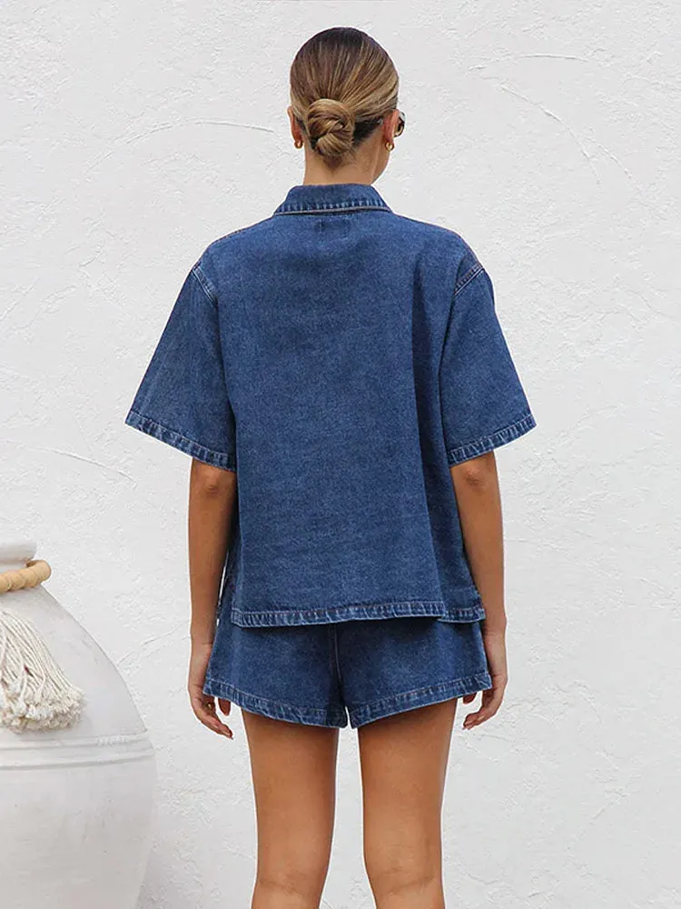 Olivia Denim 2-Piece Set