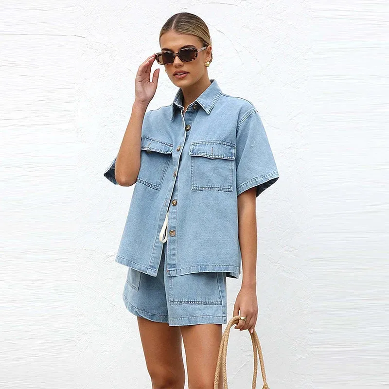 Olivia Denim 2-Piece Set