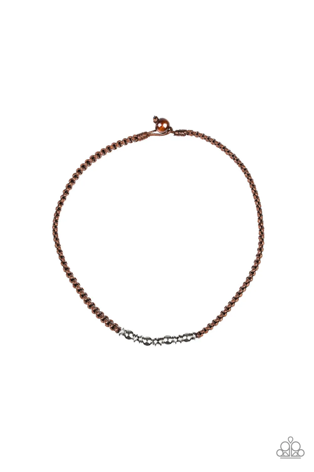 Paparazzi Metal Mechanics Necklace Brown