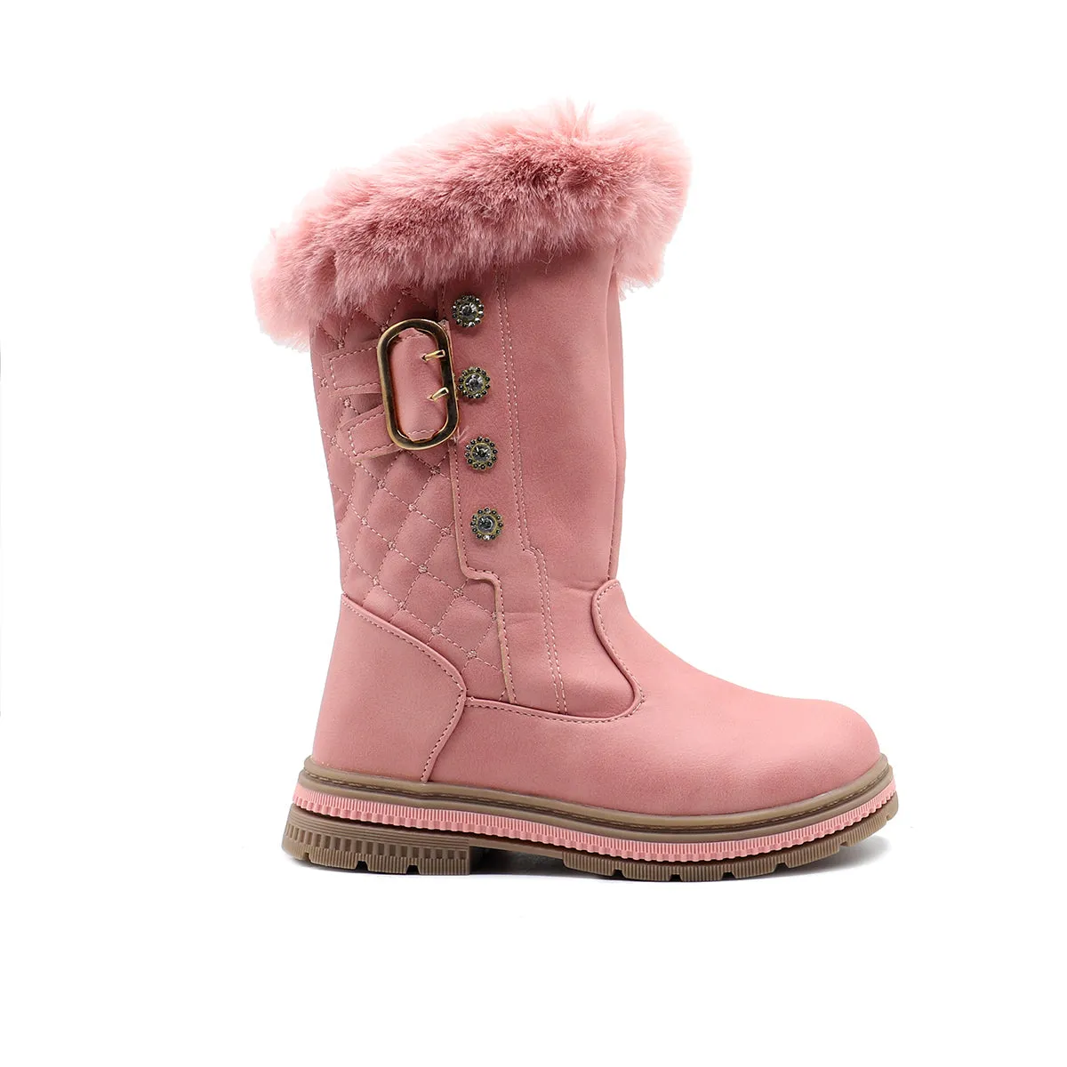 Pink Casual Boots G60035