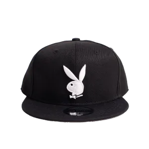 PLAYBOY THE WORLD IS YOUR PLAYGROUND BLACK FITTED HAT