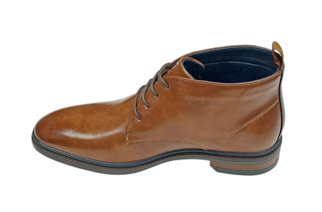 Pope Willowby Lace Up Casual Boots - Cognac