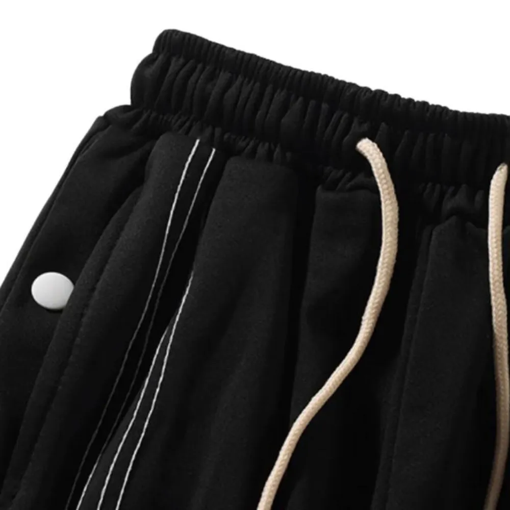 "Urban High Street Stripe Buttons" Sweatpants