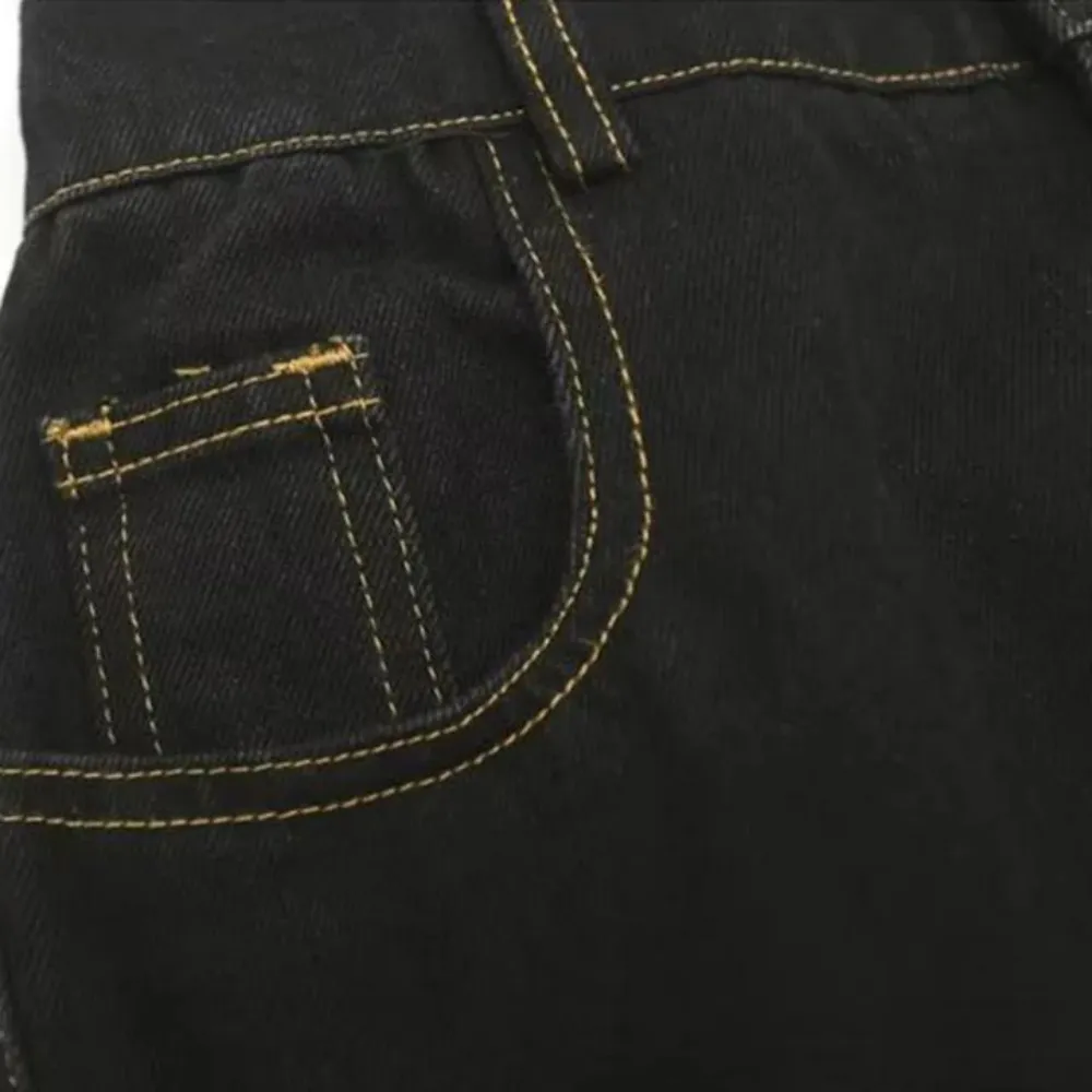 "Urban Star Embroidery Straight Leg" Jeans
