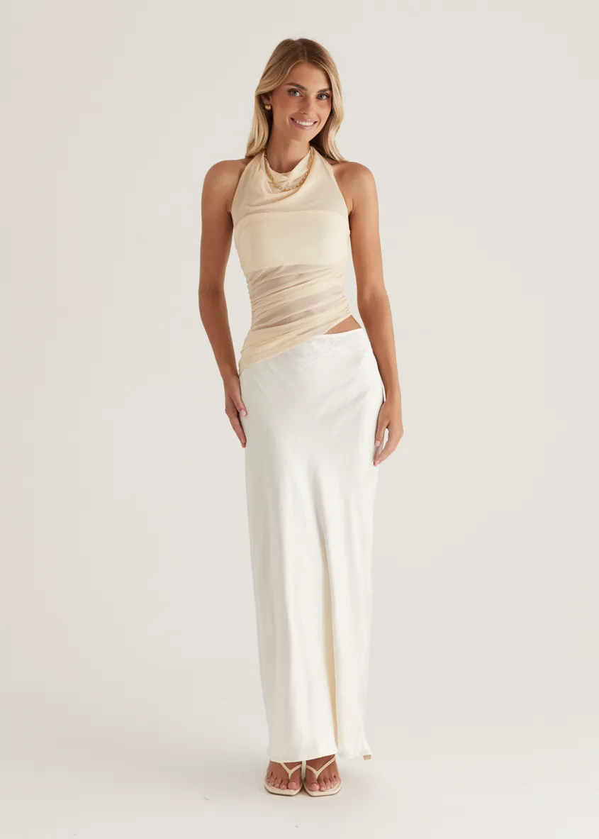 Renata Halter Maxi Dress - Butter