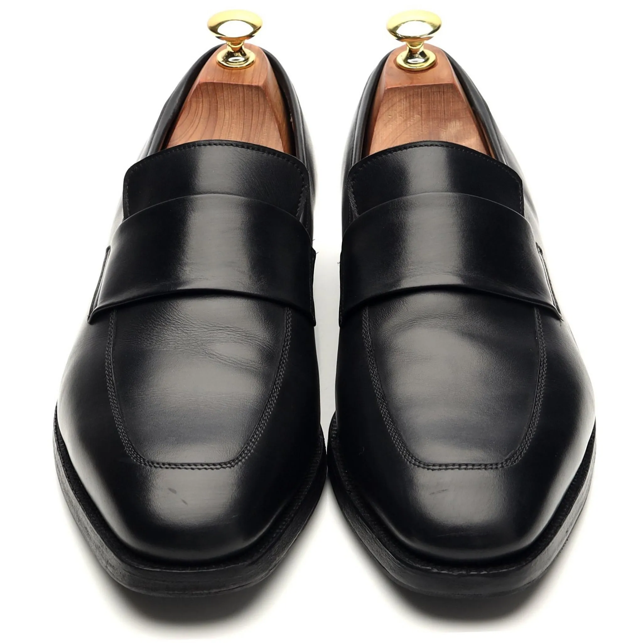 Richard James 'Walton' Black Leather Loafers UK 8.5 E