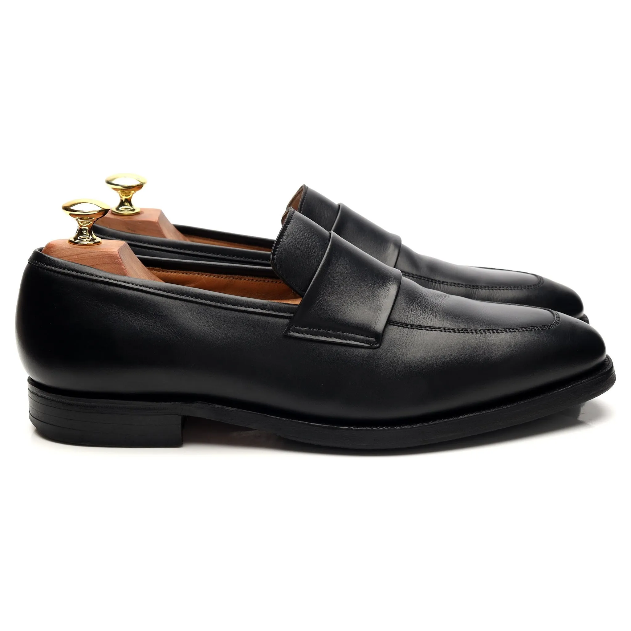 Richard James 'Walton' Black Leather Loafers UK 8.5 E