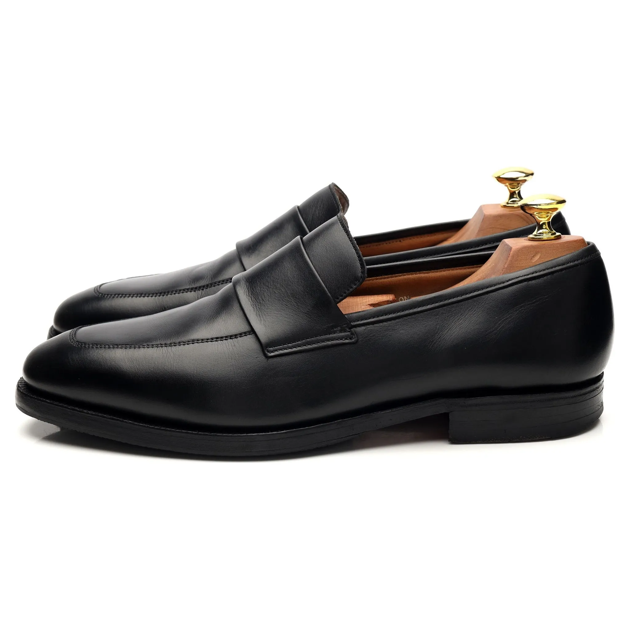 Richard James 'Walton' Black Leather Loafers UK 8.5 E