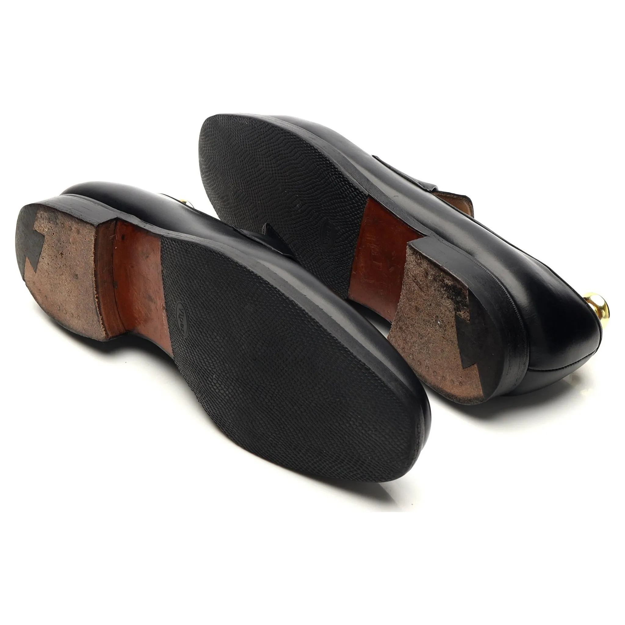 Richard James 'Walton' Black Leather Loafers UK 8.5 E