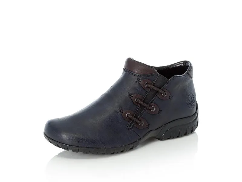 Rieker Low Ankle Boot Navy