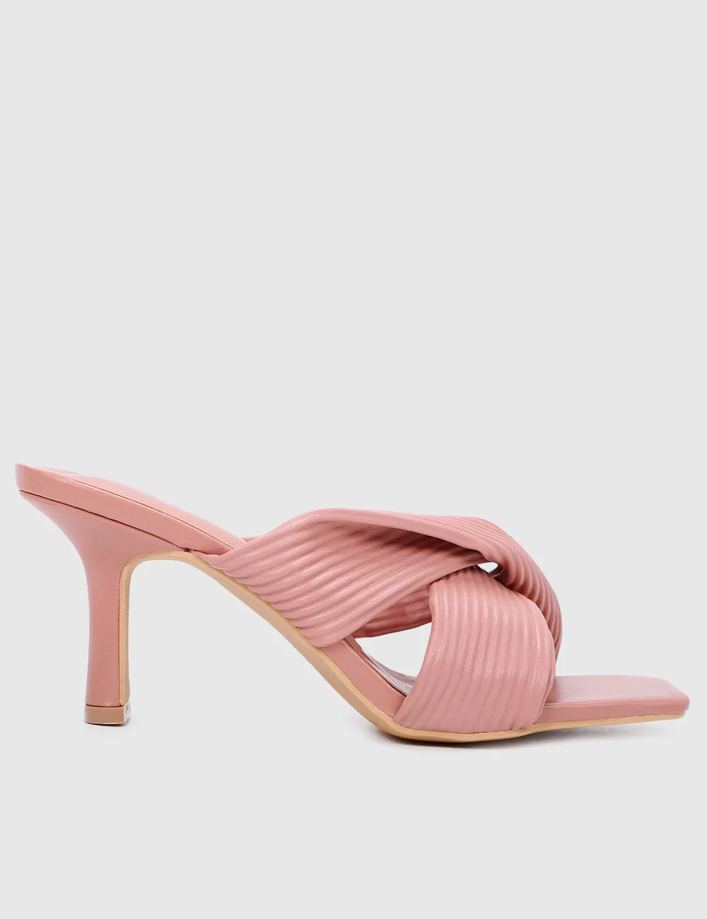 Sapphire Open Toe Heels (Pink)