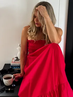 SCARLET SORBET MAXI DRESS