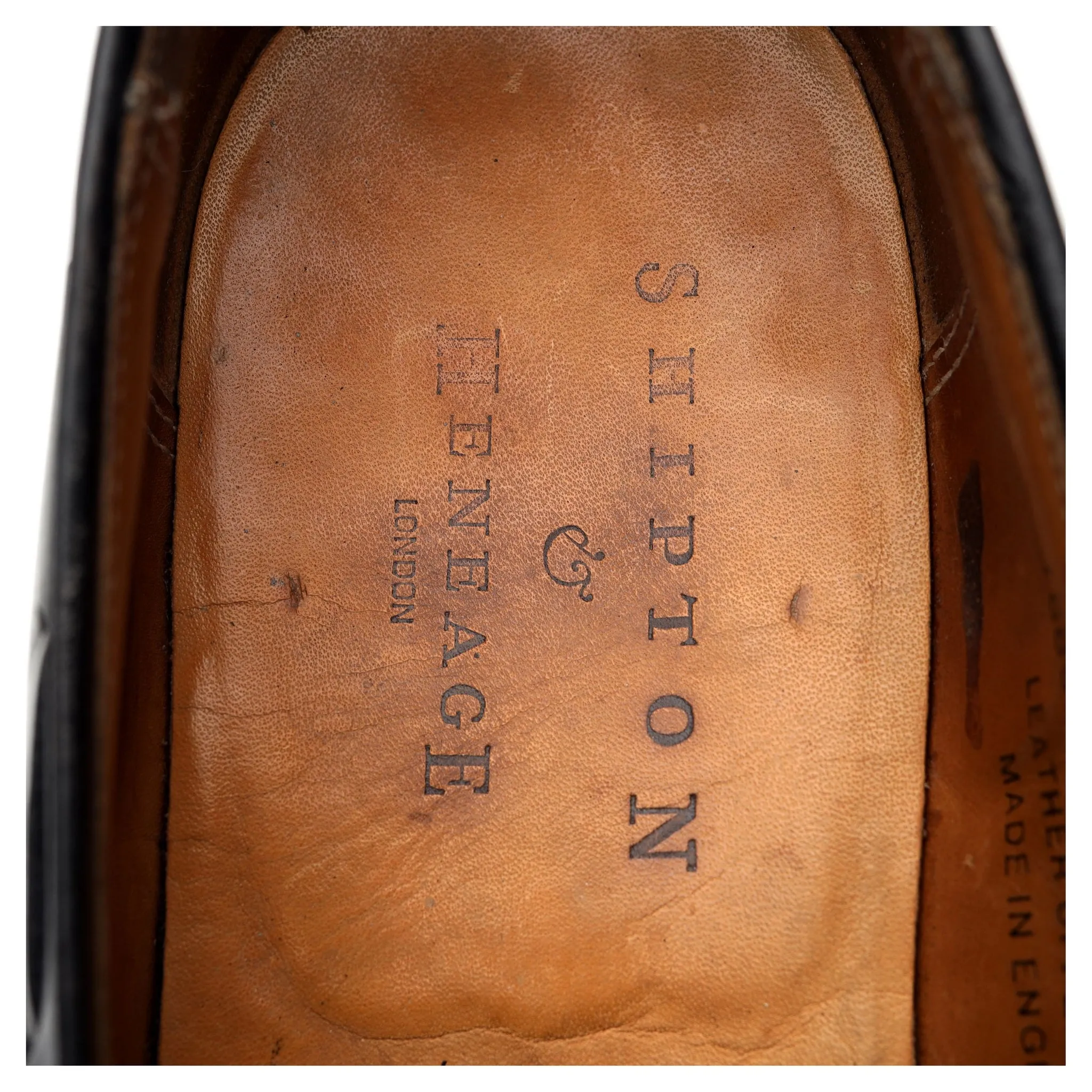 Shipton & Heneage 'Cavendish' Black Leather Tassel Loafers UK 6.5 EX