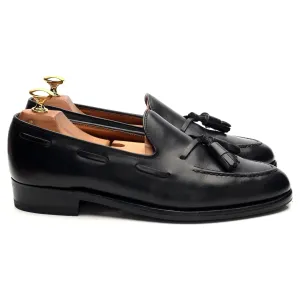 Shipton & Heneage 'Cavendish' Black Leather Tassel Loafers UK 6.5 EX