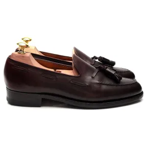 Shipton & Heneage 'Cavendish' Burgundy Leather Tassel Loafers UK 6.5 EX