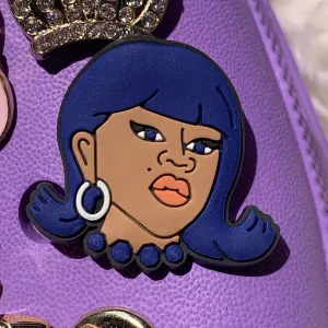 SHOE CHARMS - BLUE LIL KIM