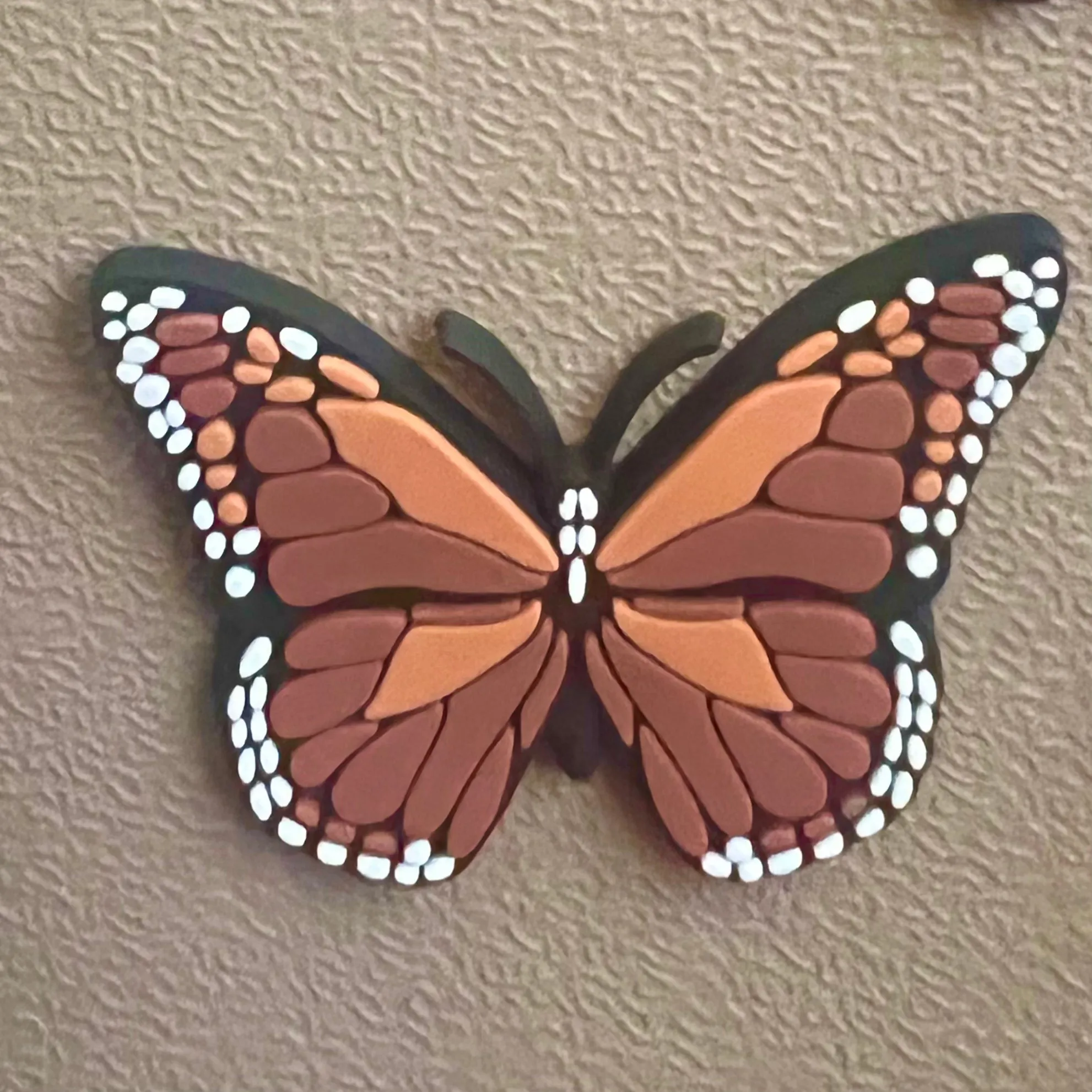 SHOE CHARMS - BROWN BUTTERFLY