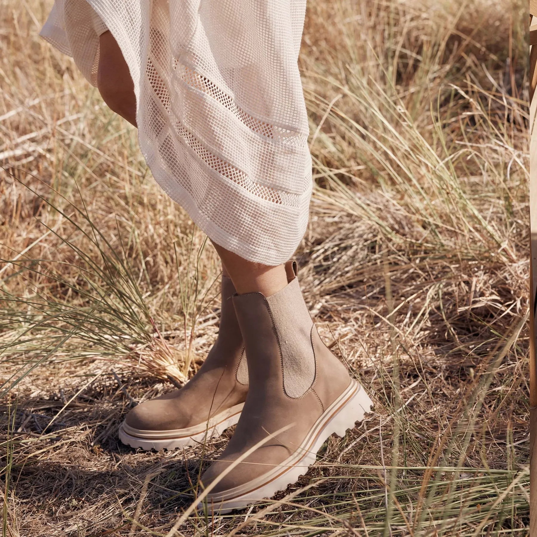 SKYLER LEATHER CHELSEA BOOTS